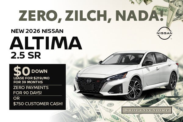 New 2026 Nissan Altima 2.5 SR